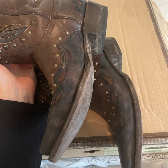 Stetson Western Boots Womens Eagle Brown 12-021-6105-0923 (EUC) - Picture 5 of 7